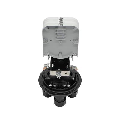 Ip68 12 to 48 core FTTH dome Vertical Mechanical seal mini joint closure fiber optic for connection 2 inlet 2 outlet