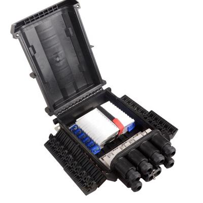 NewProduct wall pole mounted 288 core fiber optic splice closure horizontal Fiber Optic Access Terminal Closure 4 inlet 4 outlet 