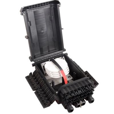 fiber optic box  24 Cores rain proof outdoor FTTH fiber optic distribution box 4 inlet 24 outlet