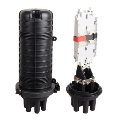 1 in 4 out 5 ports fiber optic dome joint closure 96 144 192 Core dome closure IP68 fiber optic splice closure dome 