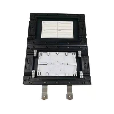 FTTH aerial 12 24 core fiber optic splice closure price, 2 in 2out ports horizontal fiber optic cable joint box 