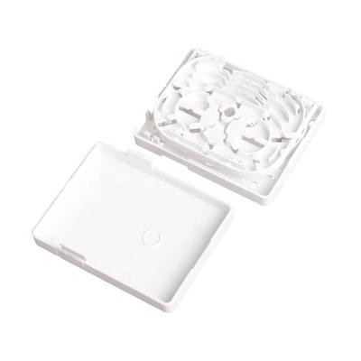 2 Core Waterproof FTTH Dustproof Fiber Optic Termination Box/2 Port SC Fiber Optic Wall Socket/Desktop Small FTTH Box 