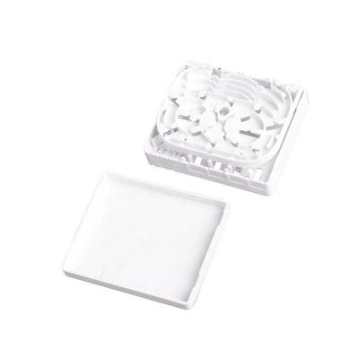 Manufacturing FTTH outdoor 4 core SC/APC Dust Shutter Adapter Splitter Terminal Box/Factory Price Fiber Optic Wall Socket 