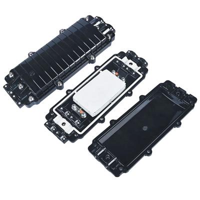 48 cores joint closure fiber optic splice 2 inlet 2 outlet mini joint closure outdoor horizontal waterproof fiber joint closure 
