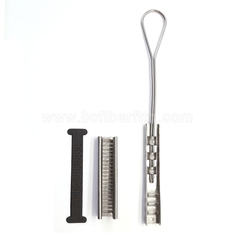 Heavy duty usage stainless steel telecom drop wire clamp 