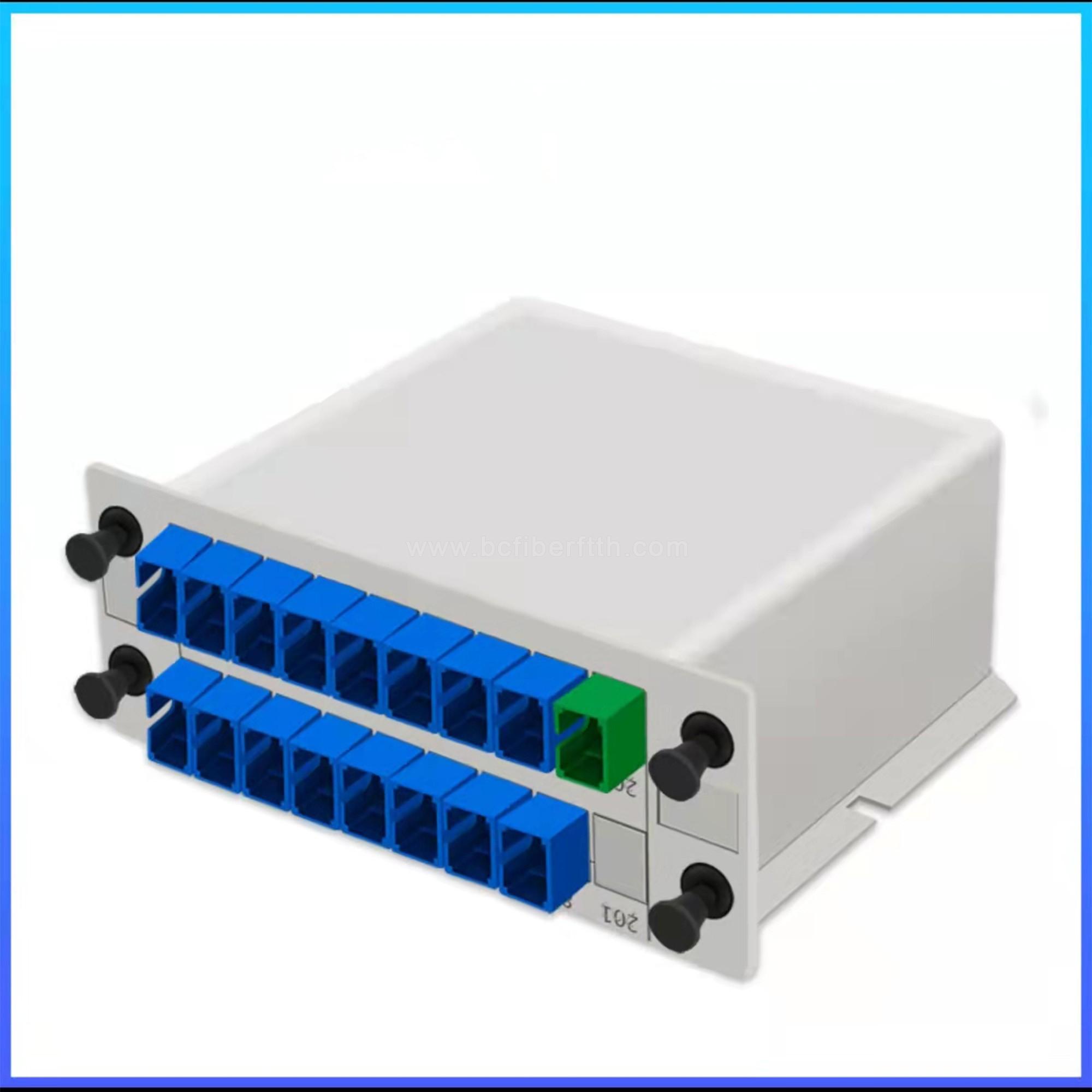 Plug-in Type PLC Splitter sc/upc1*2 1*4 1*8 1*16 1*32 1*64
